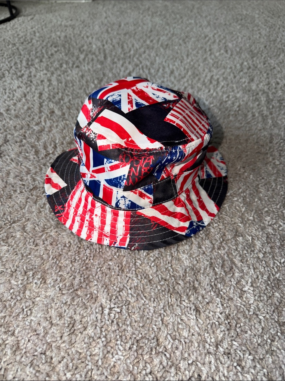 British - Red, White & Blue Flag Print Bucket Hat
